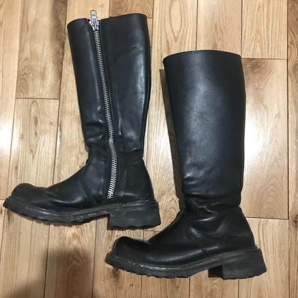 fluevog black boots